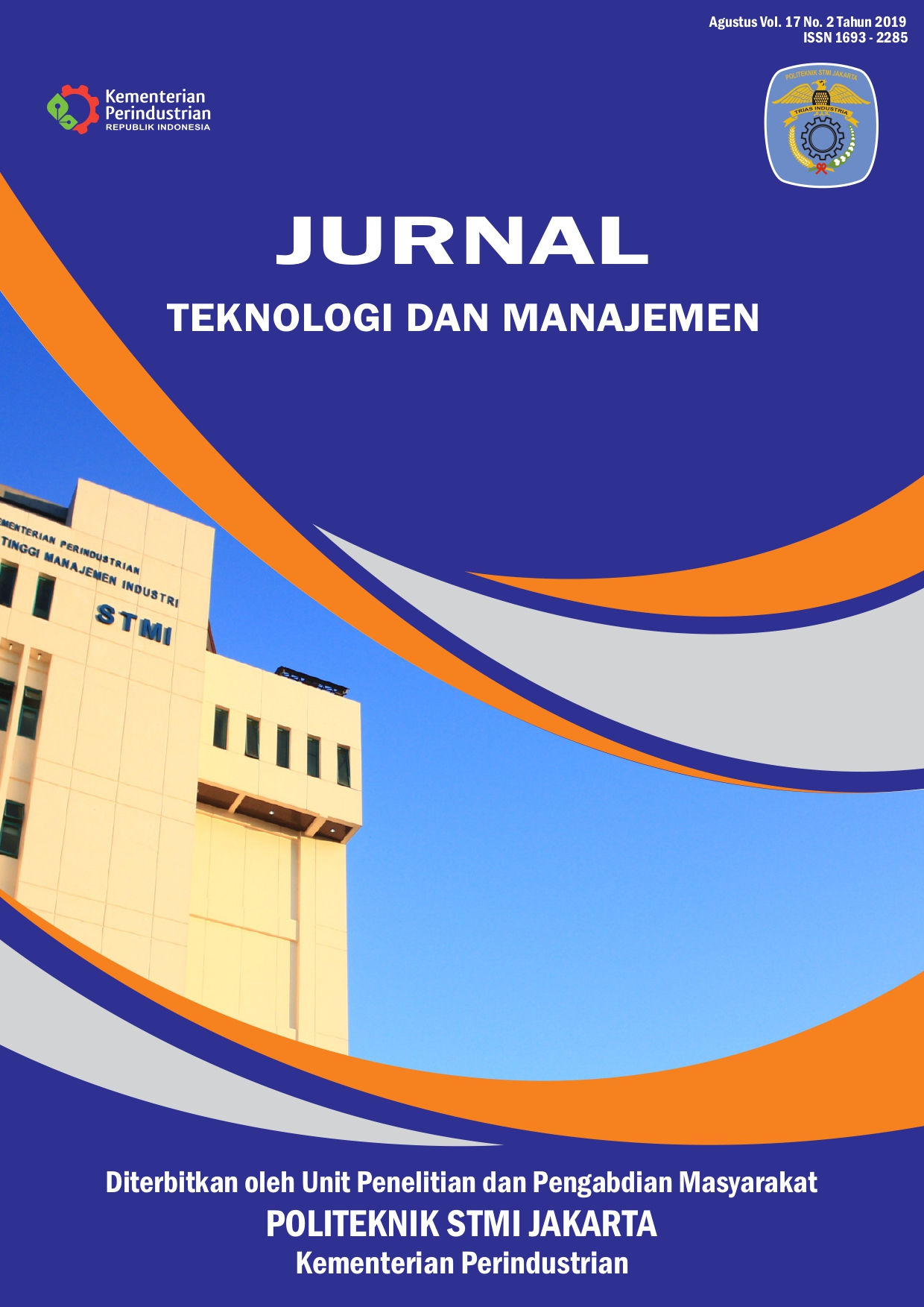 Jurnal Teknologi dan Manajemen Volume 17 No 2 Agustus 2019